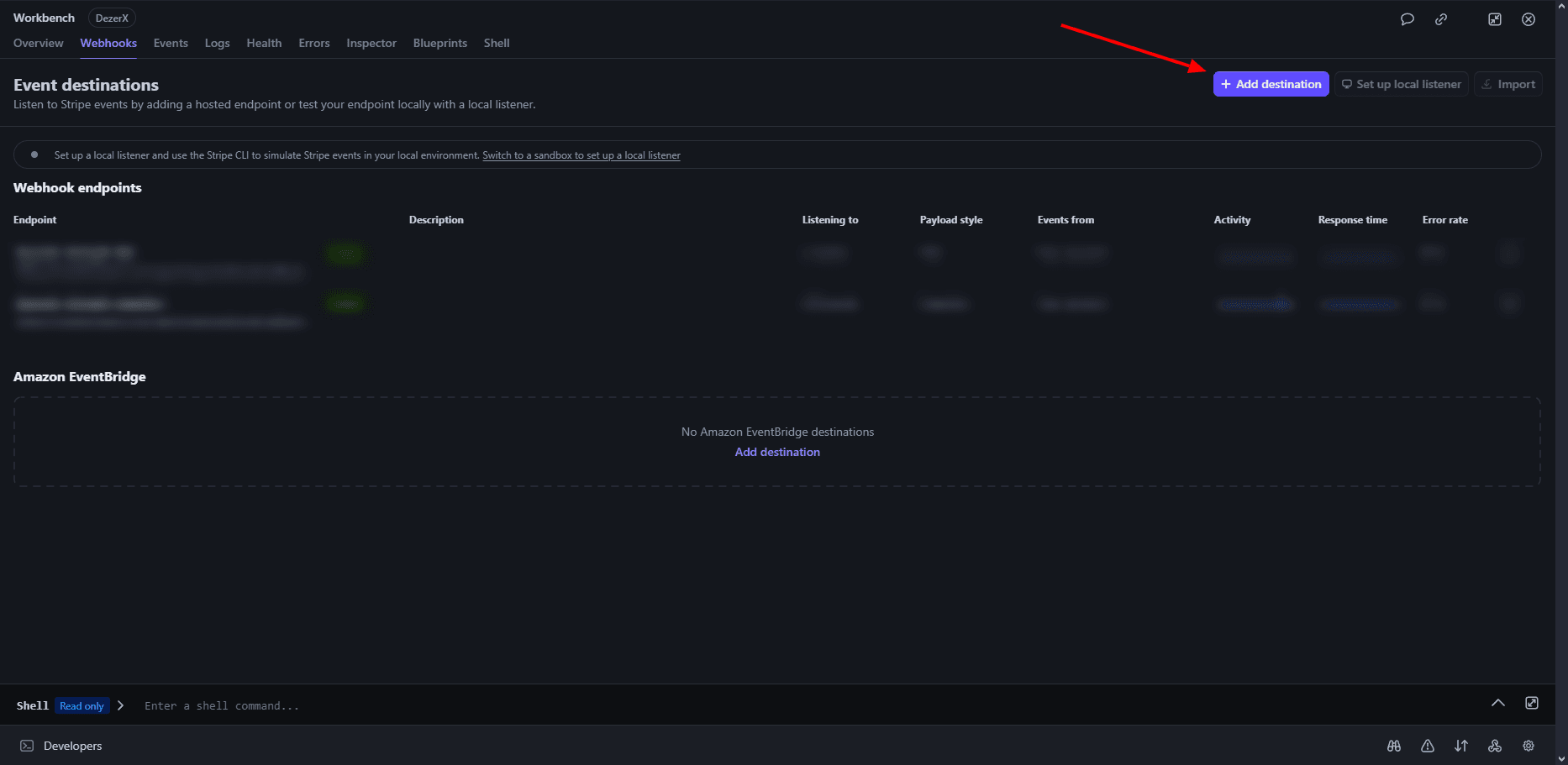 Stripe Webhook Workbench